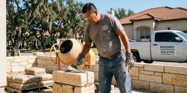 San Antonio Texas masonry contractor GBP and website case study - 7 day launch